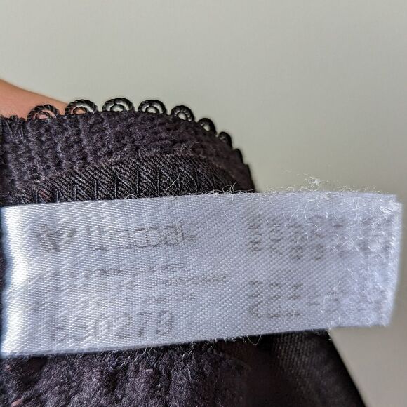 Wacoal Simply Sultry Black Lace Bra 32E | Full Figure Underwire‎ Supportive - Picture 12 of 14